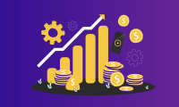 Increasing revenue shown by metrics